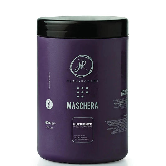 NÄRANDE MASK FÖR TORRT BURRIGT HÅR 1000 ML. Hårinpackning För Lockigt Hår