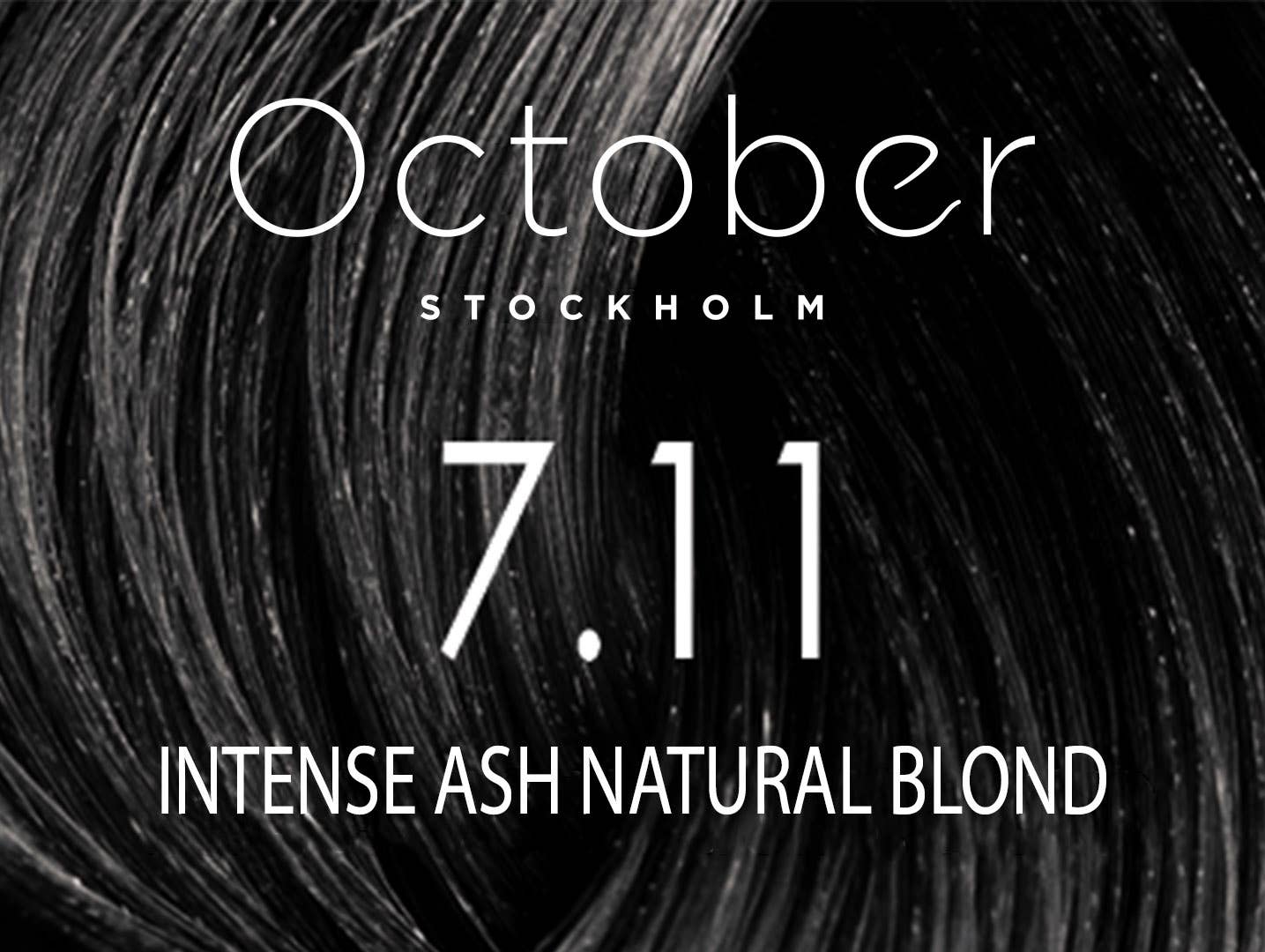 October Stockholm - 7.11 Intense Ash Natural Blond