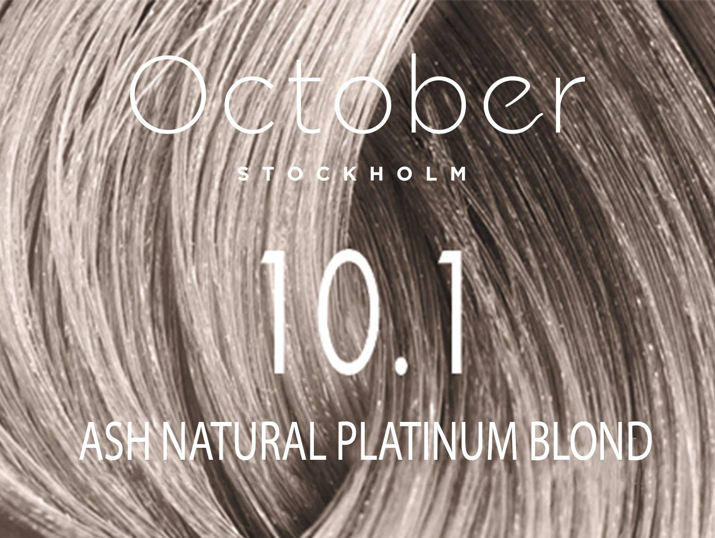 October Stockholm - 10.1 Ash Natural Platinum Blond