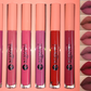 LÅNGVARIG LÄPPSTIFT SET . VATTENTÄT MATT LÄPPSTIFT. Matte Lipstick kit.